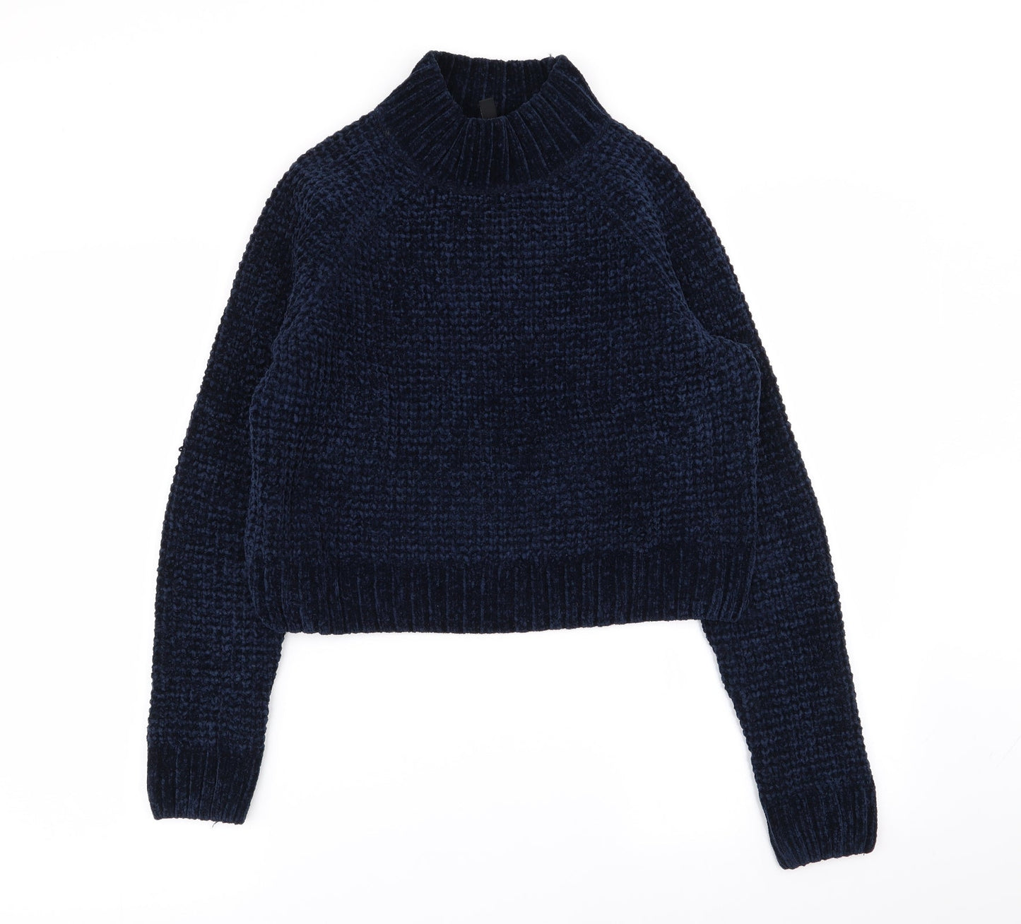 Womens UK Size S Divided by H&M Blue Pullover Jumper