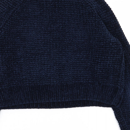 Womens UK Size S Divided by H&M Blue Pullover Jumper
