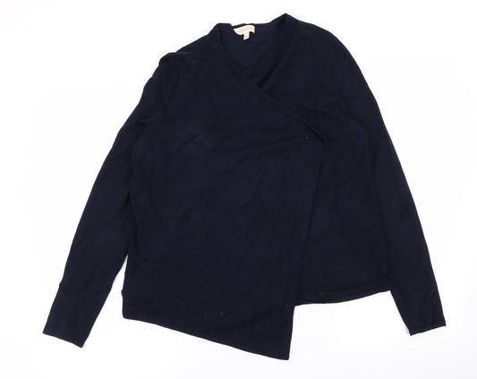 Womens UK Size M Monsoon Blue Cardigan Jumper