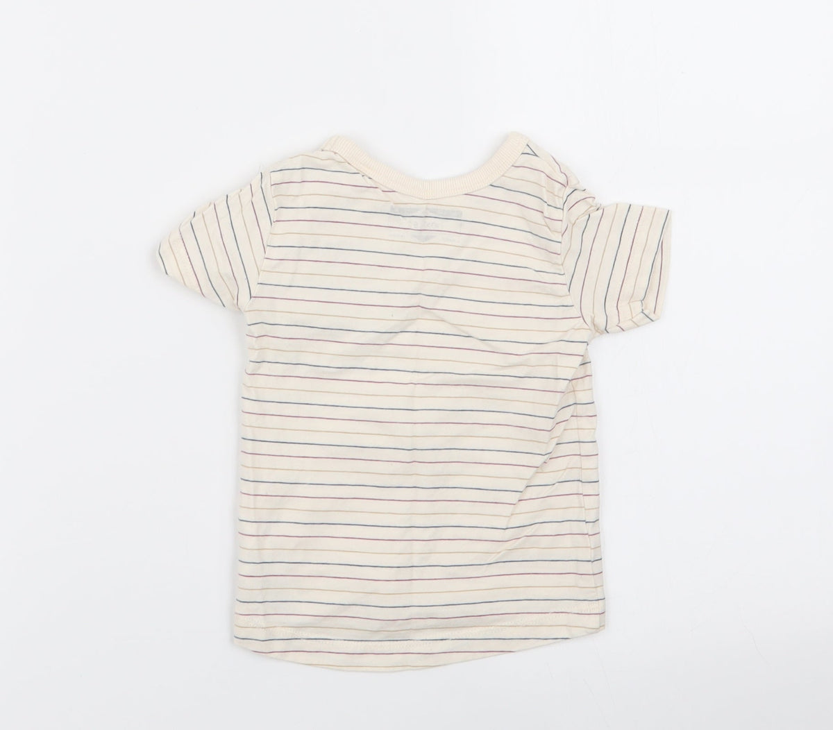 NEXT Boys Multicoloured Striped  Basic T-Shirt Size 6-9 Months