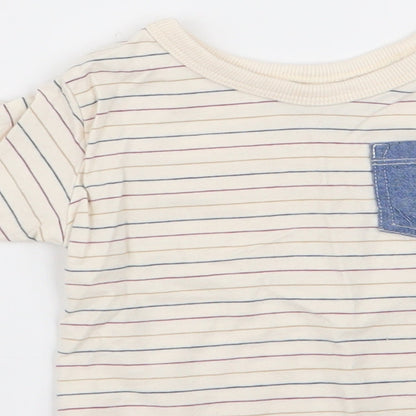 NEXT Boys Multicoloured Striped  Basic T-Shirt Size 6-9 Months