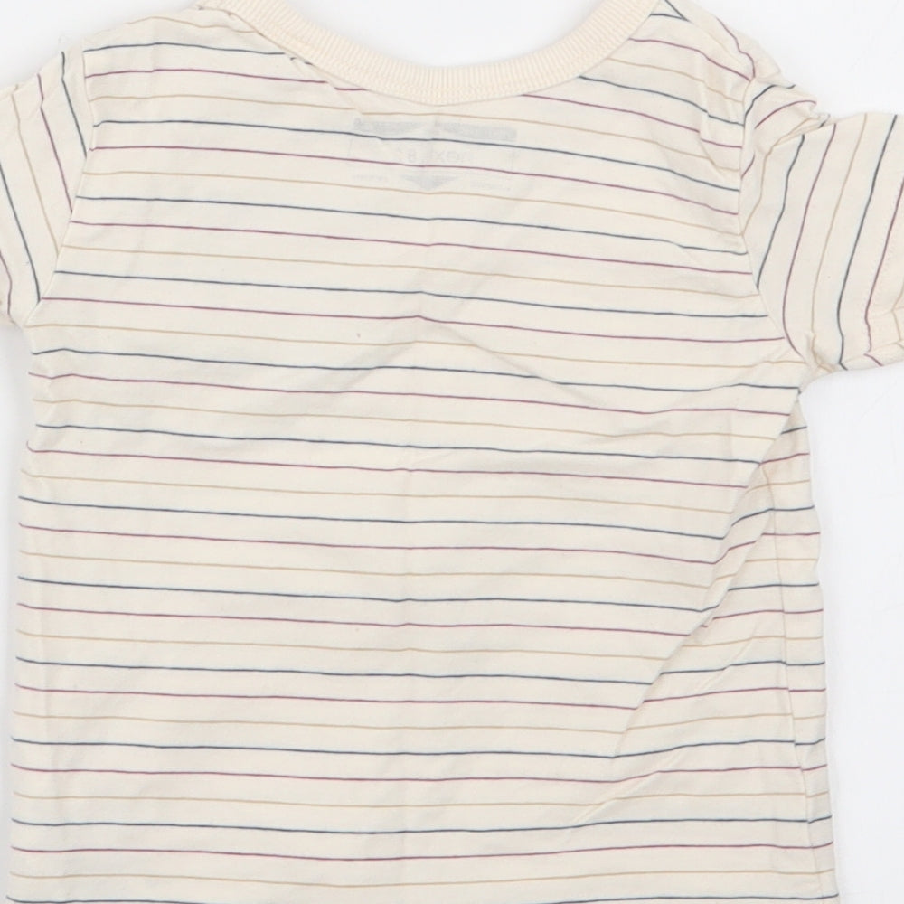 NEXT Boys Multicoloured Striped  Basic T-Shirt Size 6-9 Months