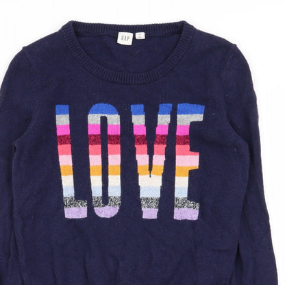 Gap Womens Blue   Pullover Jumper Size XS