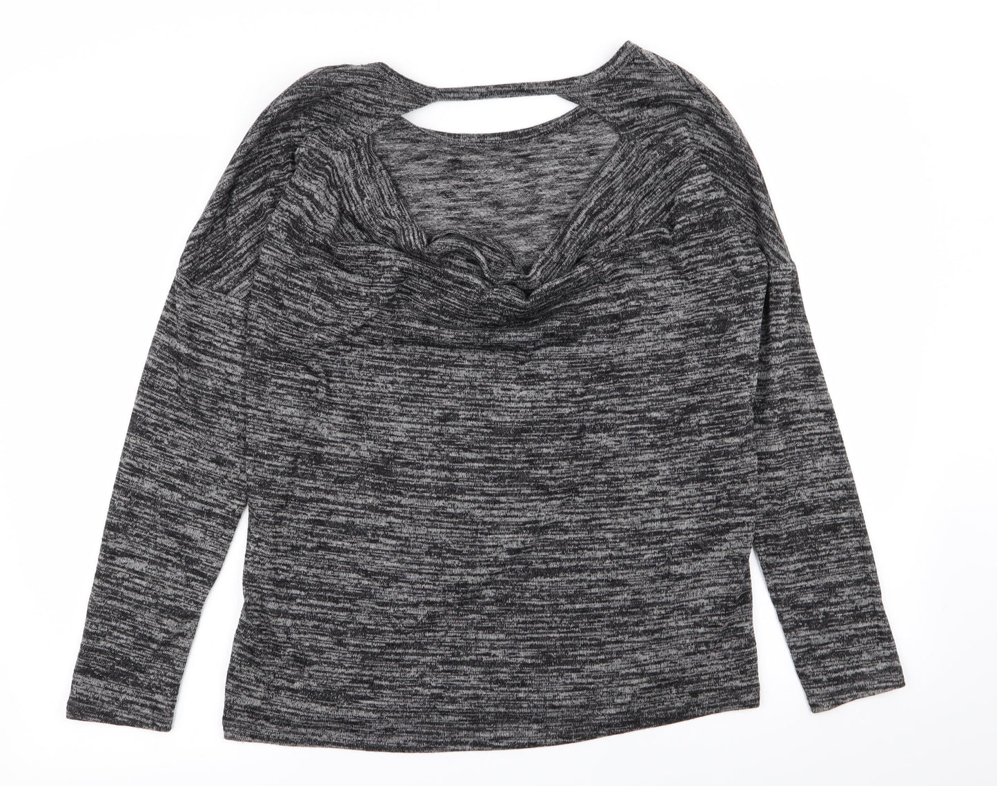 Indigo Womens Grey   Basic T-Shirt Size 10