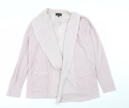Soon Womens Pink   Cardigan Jumper Size M