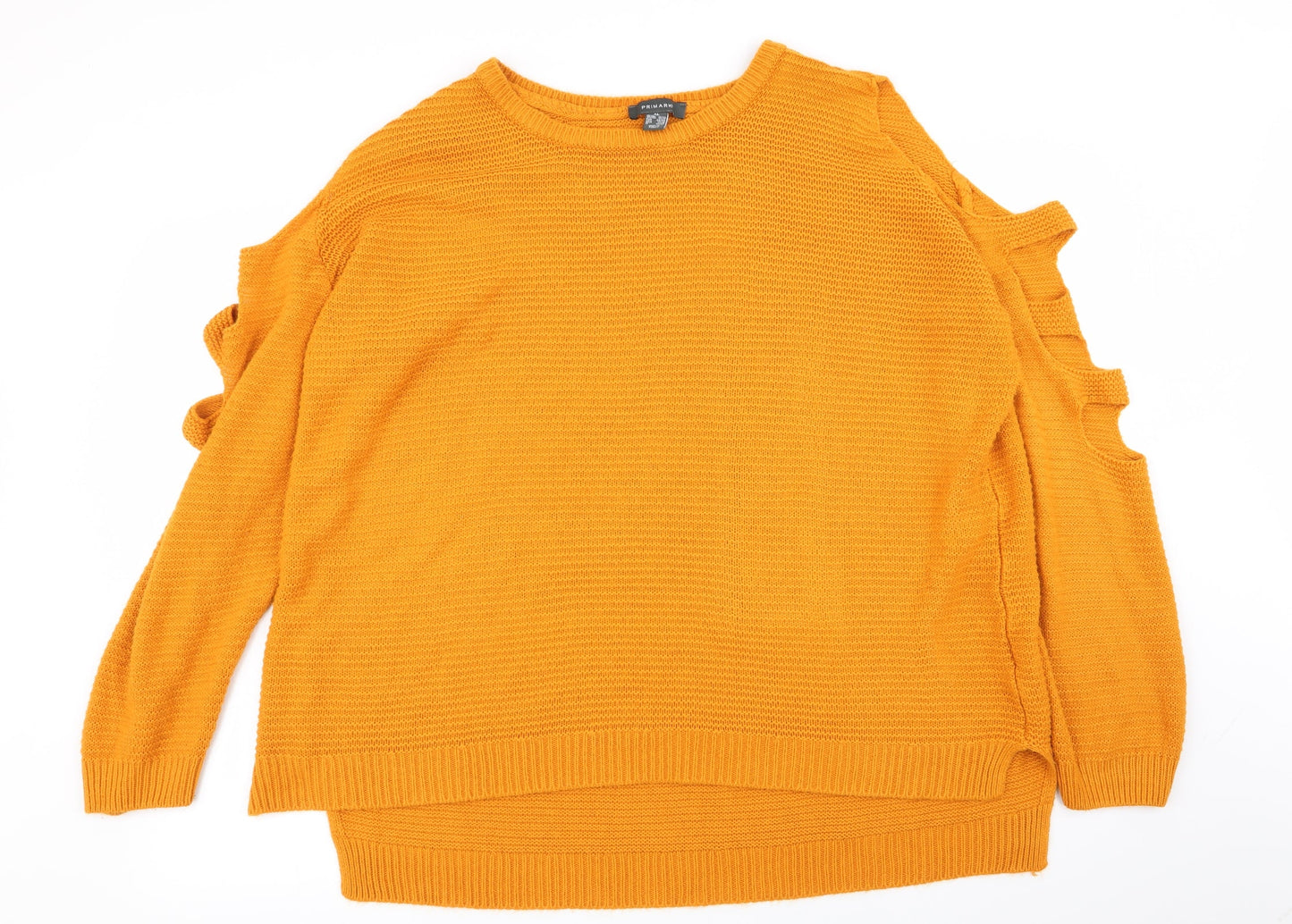Primark Womens Yellow   Pullover Jumper Size 18