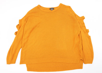 Primark Womens Yellow   Pullover Jumper Size 18