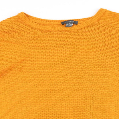 Primark Womens Yellow   Pullover Jumper Size 18