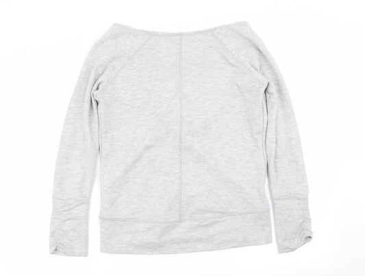 Mirella Womens Grey   Pullover Jumper Size S