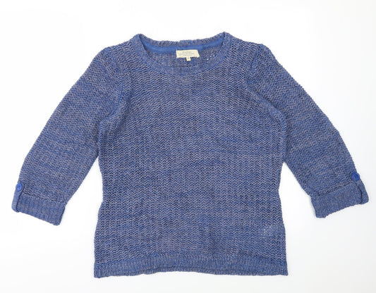 Debenhams Womens Blue   Pullover Jumper Size 12