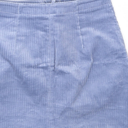 H&M Womens Blue   A-Line Skirt Size 8