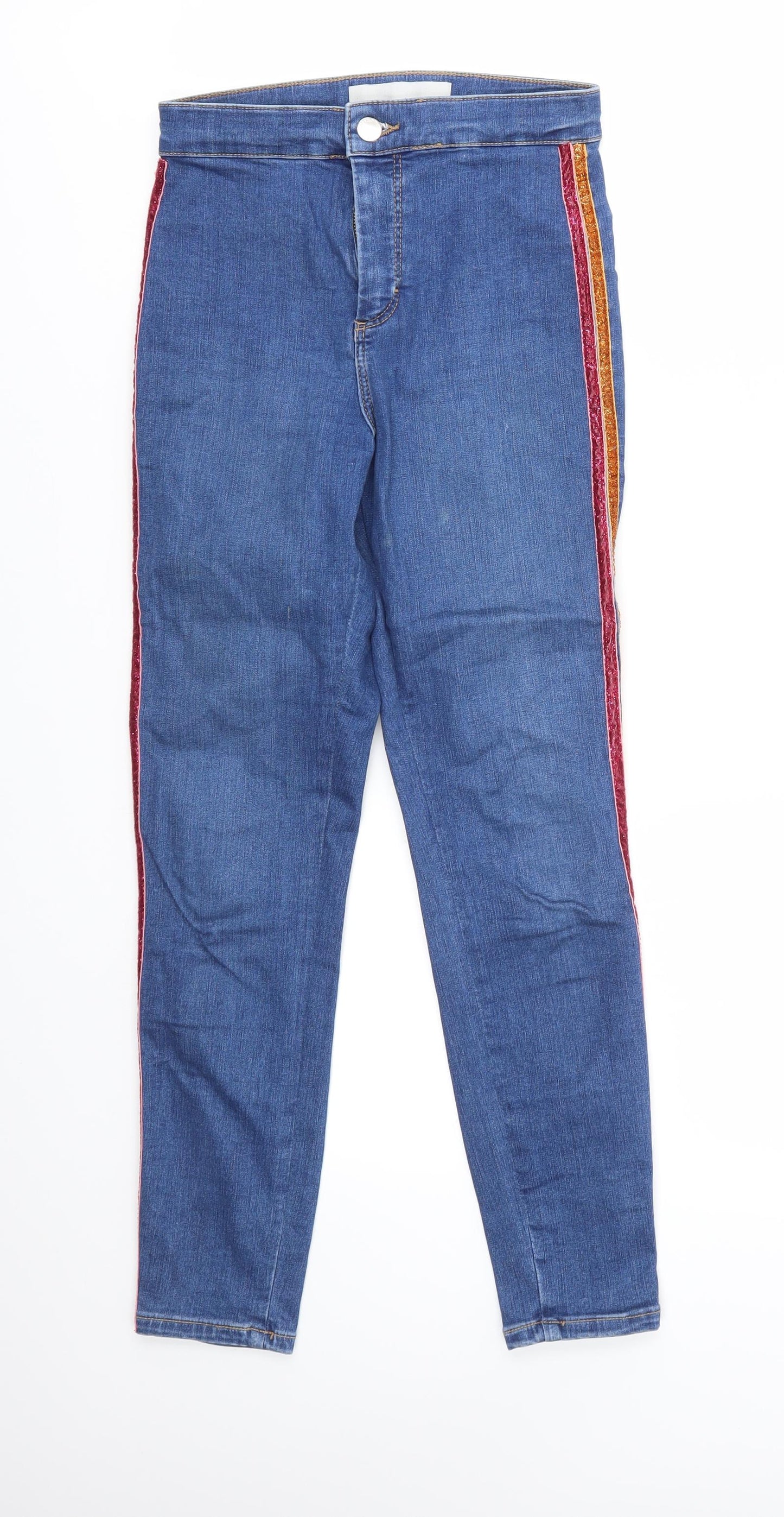 Topshop Womens Blue   Skinny Jeans Size 26 in L28 in