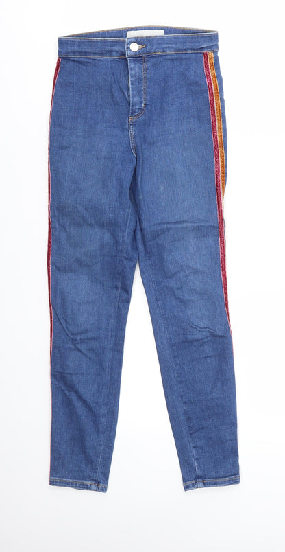 Topshop Womens Blue   Skinny Jeans Size 26 in L28 in