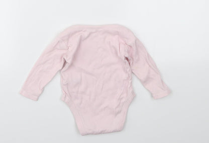 Nutmeg Girls Pink   Babygrow One-Piece Size 3-6 Months