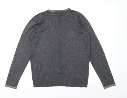 ESSENTIEL Womens Grey   Pullover Jumper Size 10