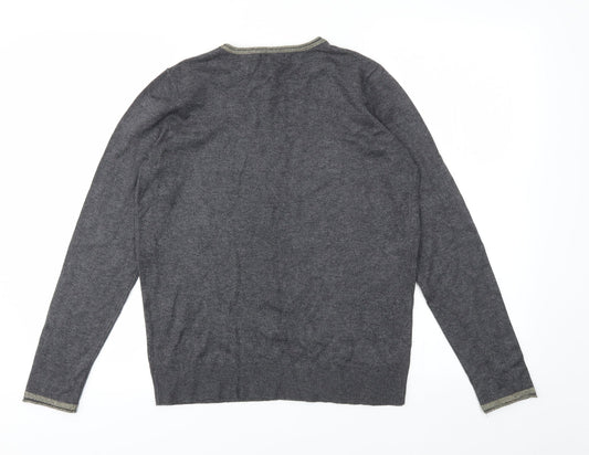 ESSENTIEL Womens Grey   Pullover Jumper Size 10