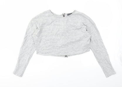 Sparkle Womens Grey   Pullover Jumper Size S