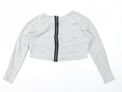 Sparkle Womens Grey   Pullover Jumper Size S