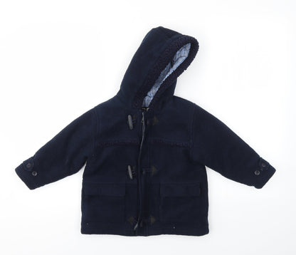 NEXT Boys Blue   Basic Coat Coat Size 3 Years