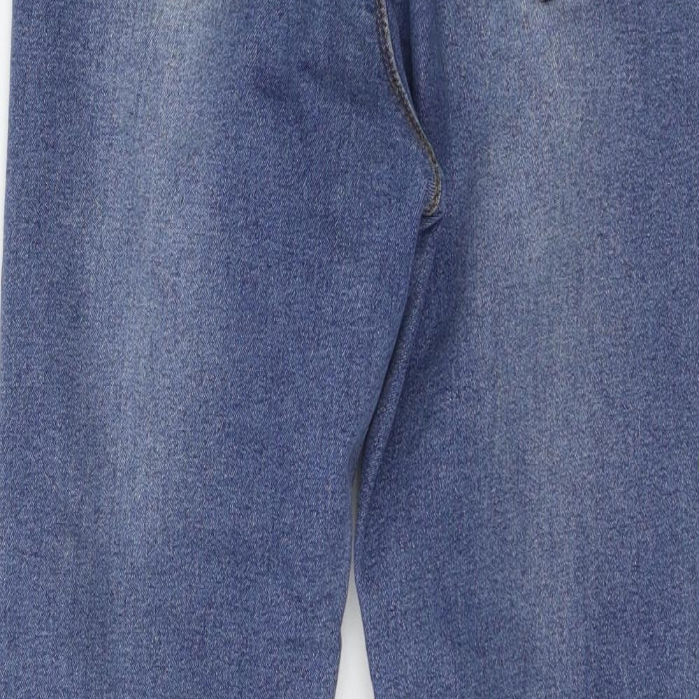Boohoo Womens Blue  Denim Skinny Jeans Size 6 L24 in