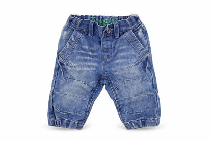 NEXT Boys Blue  Denim Cargo Jeans Size 3-6 Months