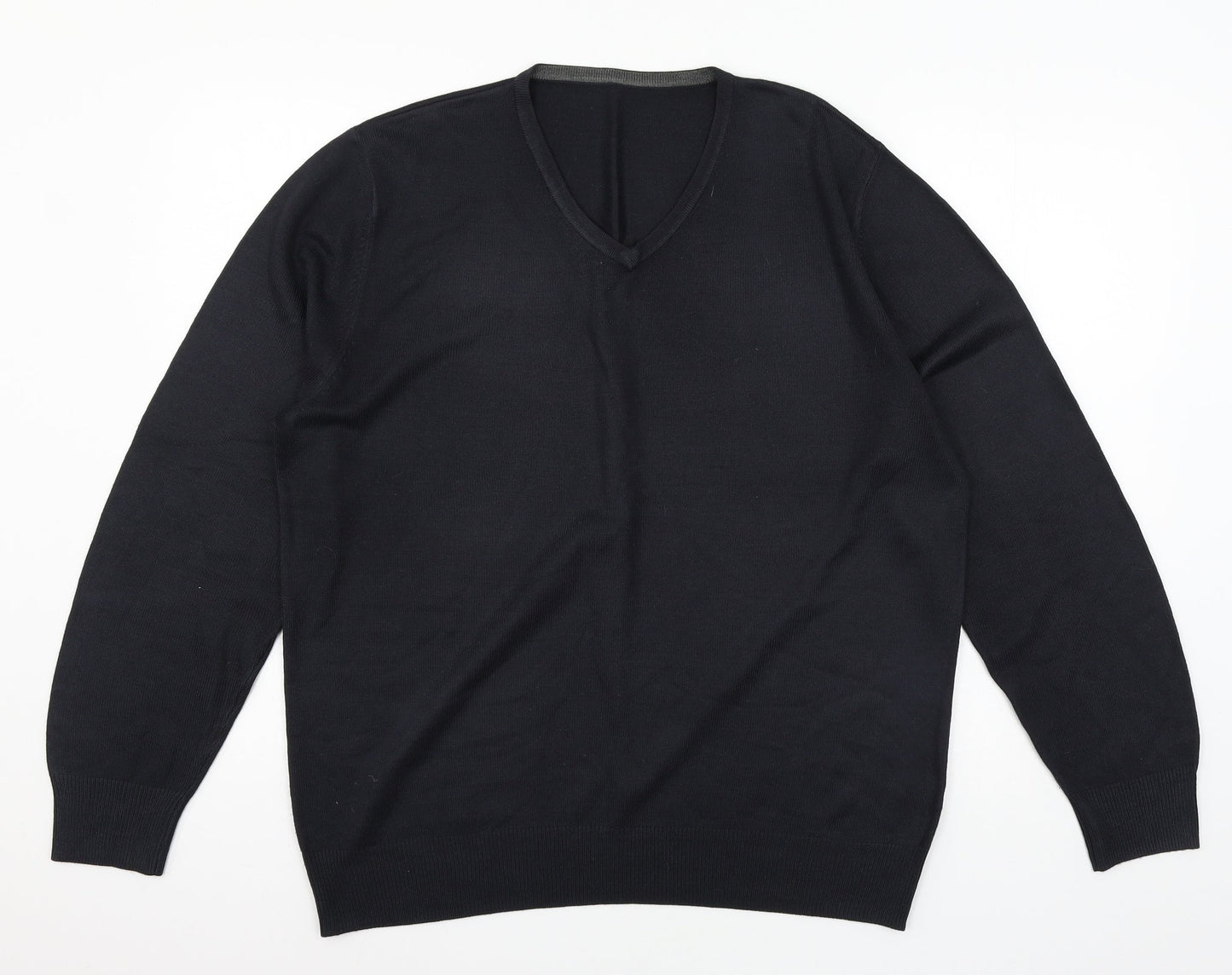 TU Mens Blue  Knit Pullover Jumper Size M