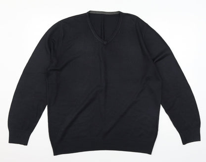 TU Mens Blue  Knit Pullover Jumper Size M