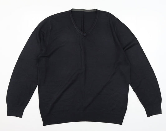 TU Mens Blue  Knit Pullover Jumper Size M