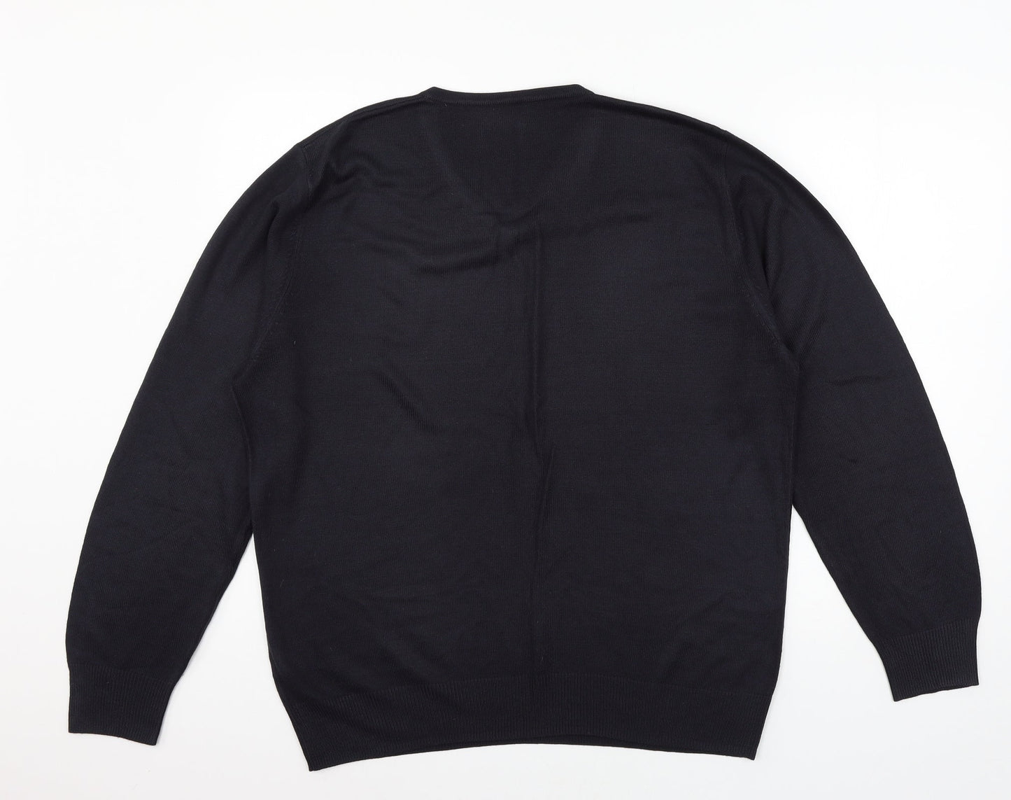 TU Mens Blue  Knit Pullover Jumper Size M