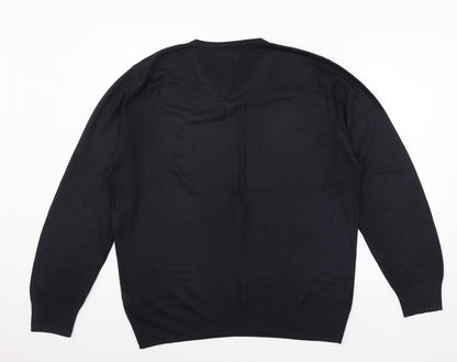 TU Mens Blue  Knit Pullover Jumper Size M