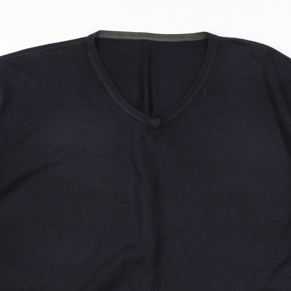 TU Mens Blue  Knit Pullover Jumper Size M