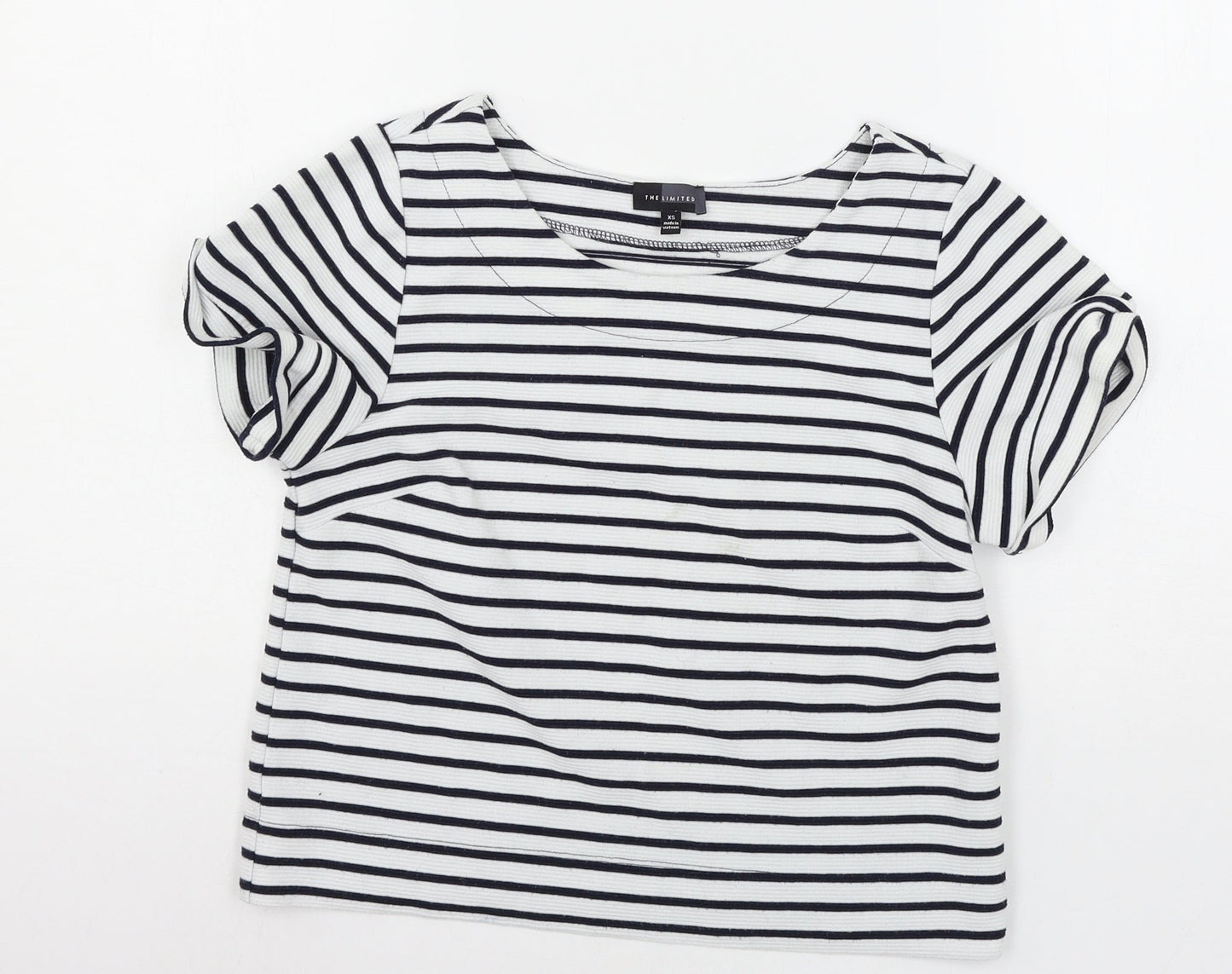 Womens UK Size XS The Limited White Basic T-Shirt