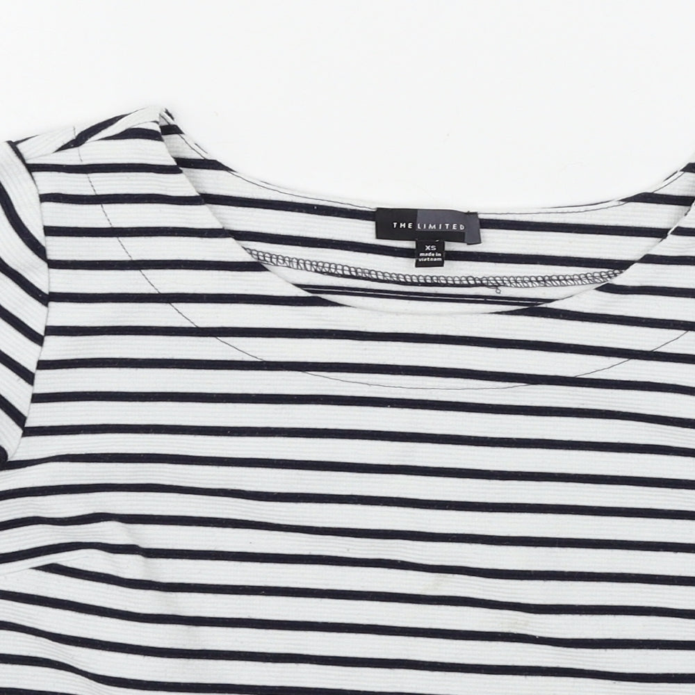 Womens UK Size XS The Limited White Basic T-Shirt