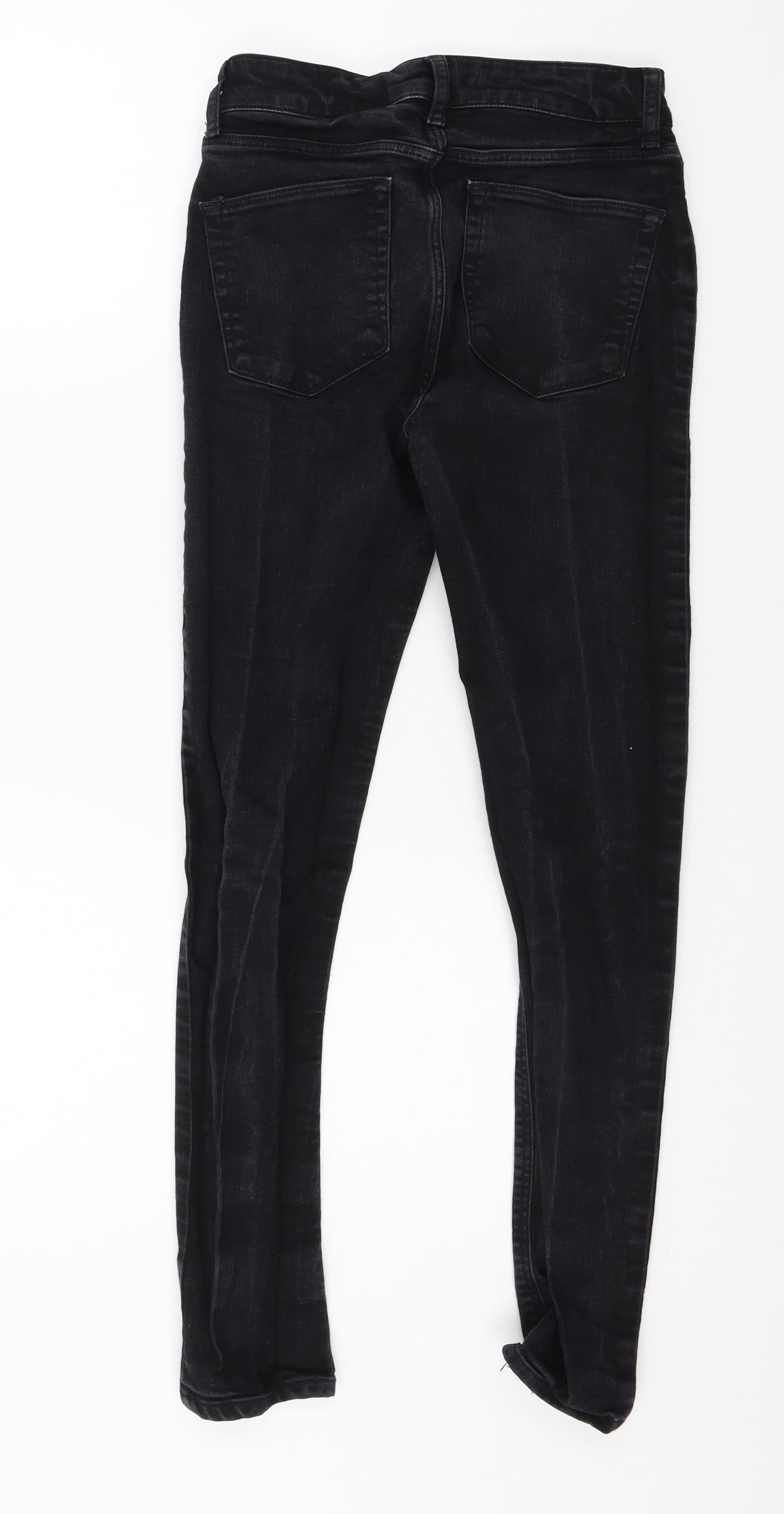 ASOS Womens Black  Denim Skinny Jeans Size 28 in L32 in