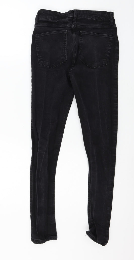 ASOS Womens Black  Denim Skinny Jeans Size 28 in L32 in