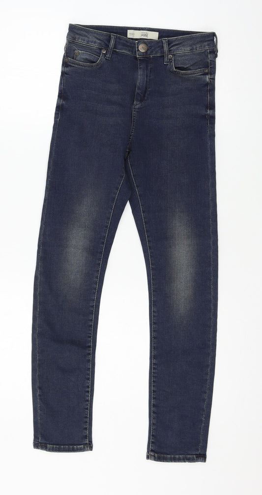 Topshop Womens Blue  Denim Skinny Jeans Size 26 in L32 in