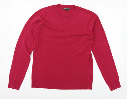 Womens UK Size 10 Bonmarché Pink Pullover Jumper