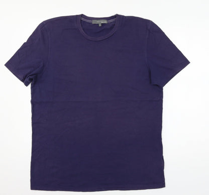 Joh Lewis Mens Blue  Jersey  T-Shirt Size M