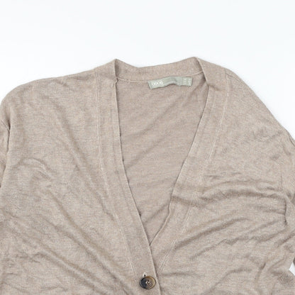 Womens UK Size 12 ASOS Brown Cardigan Jumper