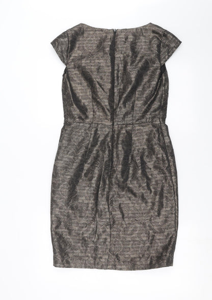 NEXT Womens Brown   Shift  Size 10  - Bronze Metallic