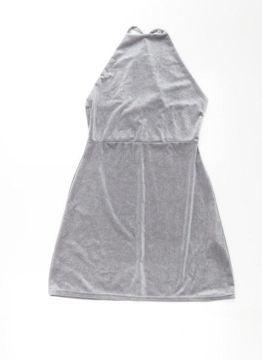 Boohoo Womens Grey   Mini  Size 8