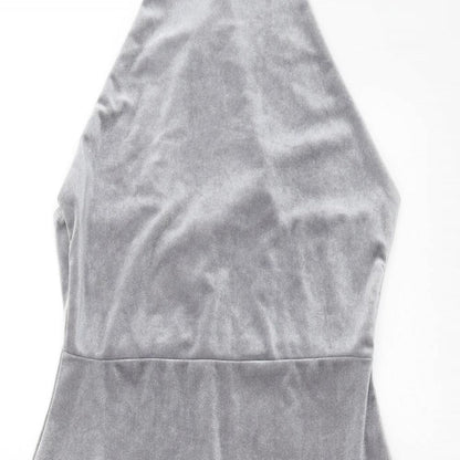 Boohoo Womens Grey   Mini  Size 8