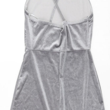 Boohoo Womens Grey   Mini  Size 8