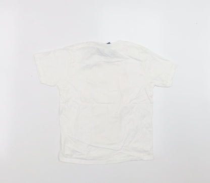 Gildan Boys White   Basic T-Shirt Size 5-6 Years  - lifeguard