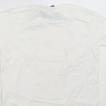 Gildan Boys White   Basic T-Shirt Size 5-6 Years  - lifeguard