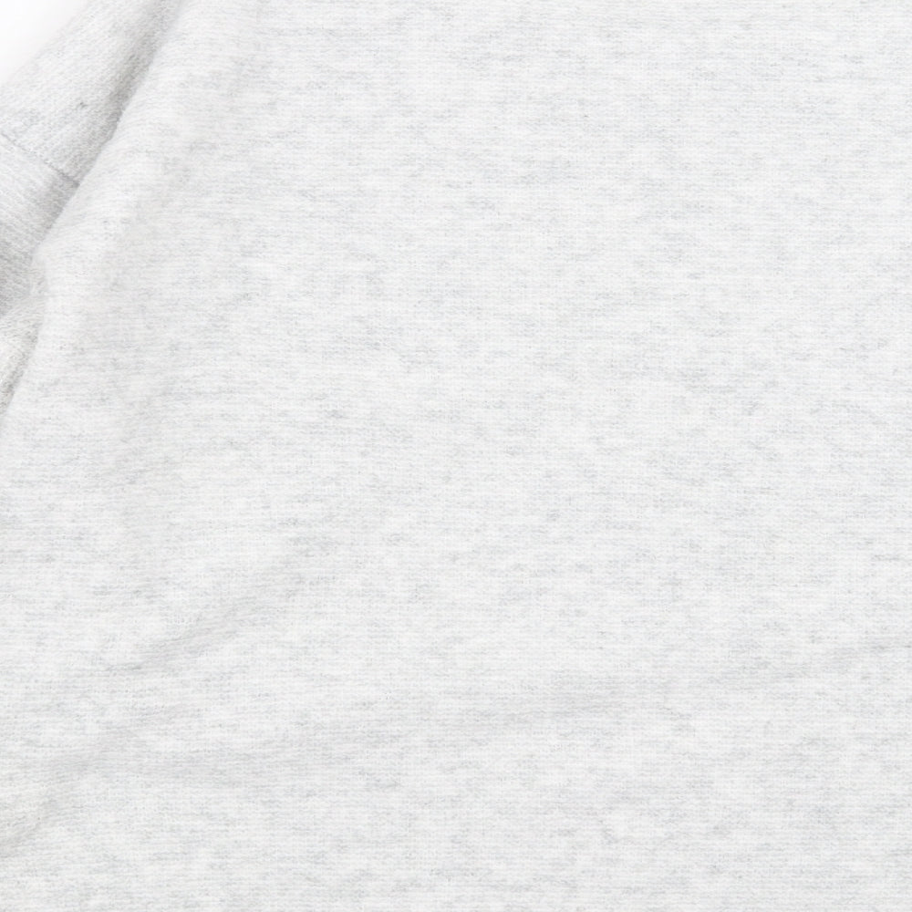 Primark Womens Grey  Knit Pullover Jumper Size M  - beaded