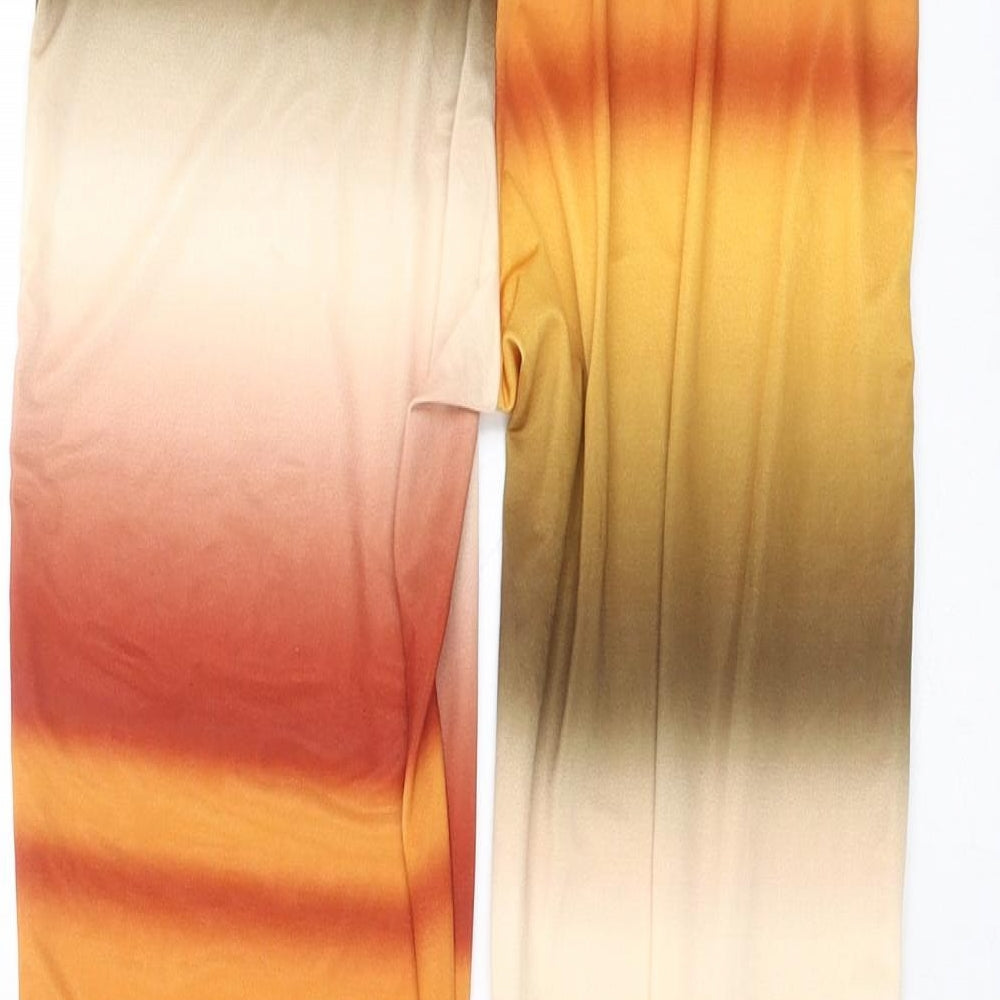 Womens UK Size 4 PRETTYLITTLETHING  Carrot Multicoloured Leggings