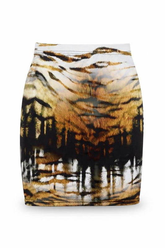 Womens UK Size 4 PRETTYLITTLETHING Mini  Skirt