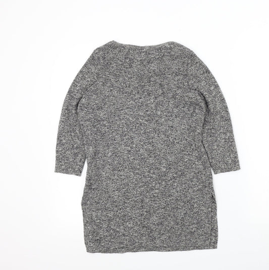 Womens UK Size 8 New Look Grey Pullover Jumper