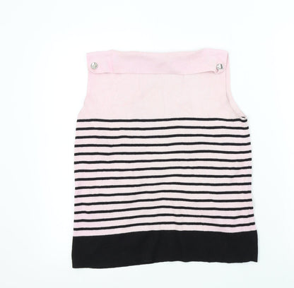 Womens UK Size 10 Preworn Pink Pullover Jumper